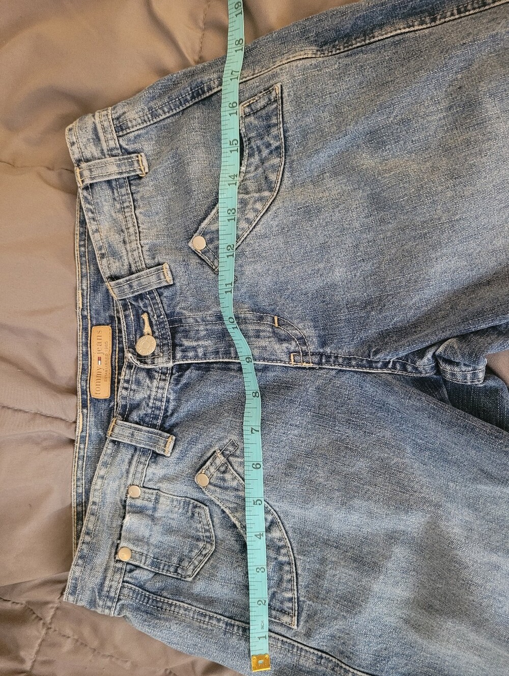 Tommy Jeans Classic Blue Denim Jeans Size 9 - Picture 7 of 8